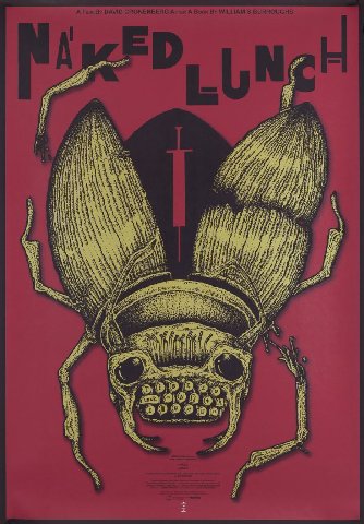 Шведский постер к Naked Lunch, 1991.