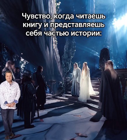 Чувство, когда читаешь книгу и представляешь себя частью истории: aN