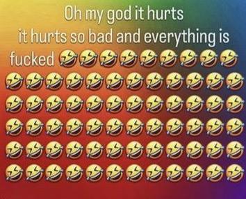 ithurts bad and everything is fucked