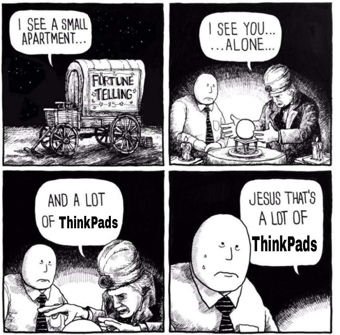 SEE YOU... ALONE... LING® 7 AND A LOT JESUS THATS OF ThinkPads A LOT OF ThinkPads a