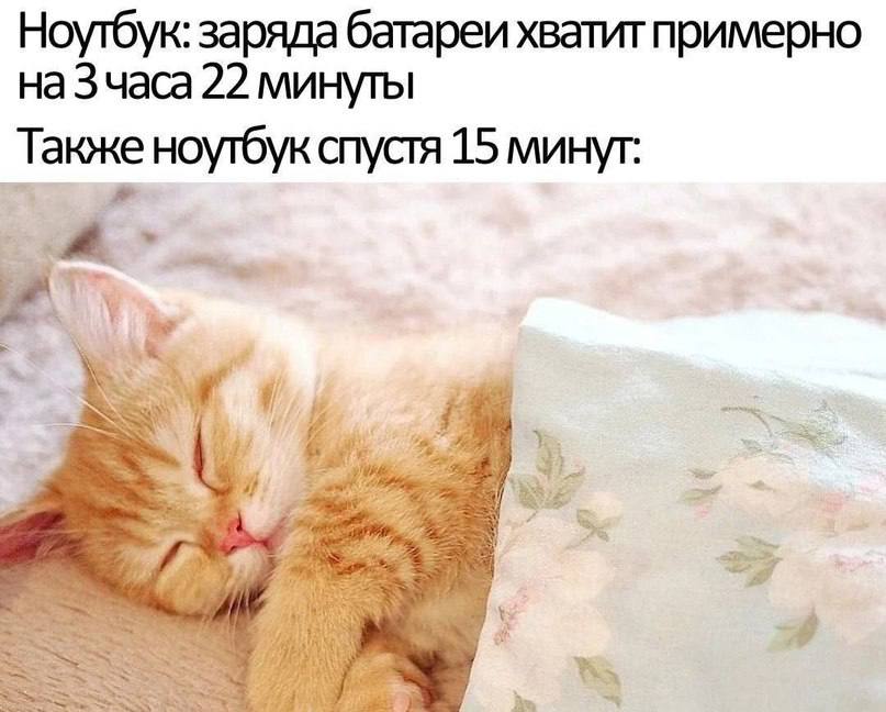 Ноутбук: заряда батареи хватит примерно на Зчаса 22 минуты Также ноутбук спустя 15 минут: 2%