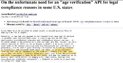 Ubuntu & Elementary OS Linux distributions are planning how to implement age verification functionality (for all user accounts on their OS), in order to comply with a new California law.

“We're curre