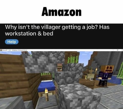 Why isn't the villager getting a job? Has workstation реа Help