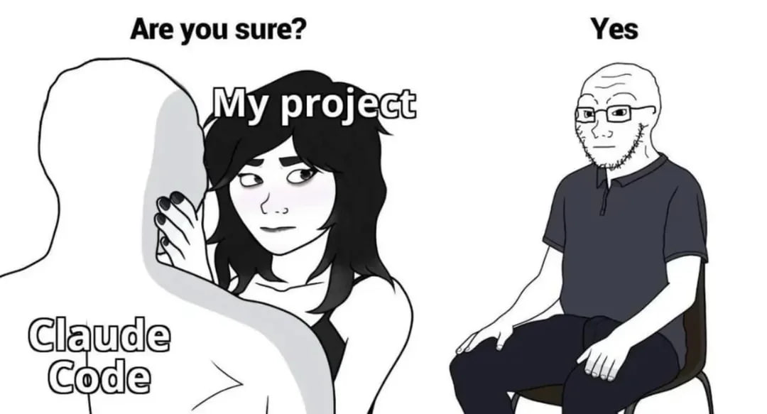 Are you sure? Yes project Claucle