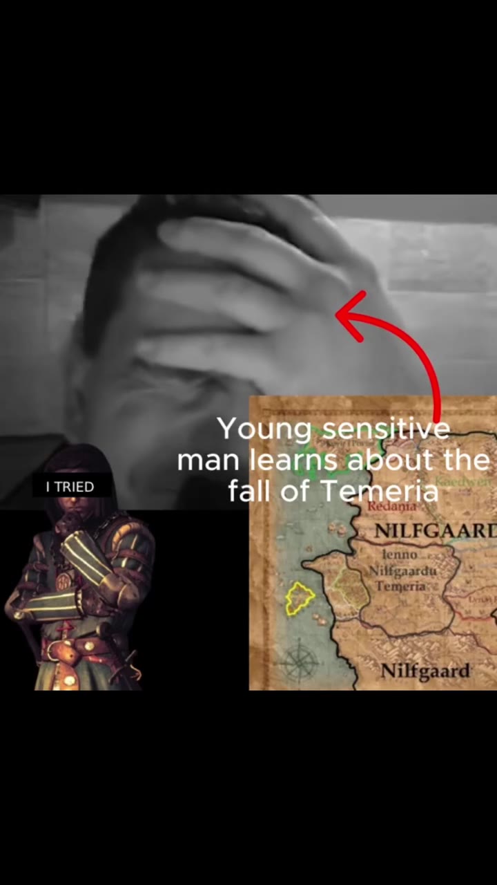 Young sensitive man learns about the