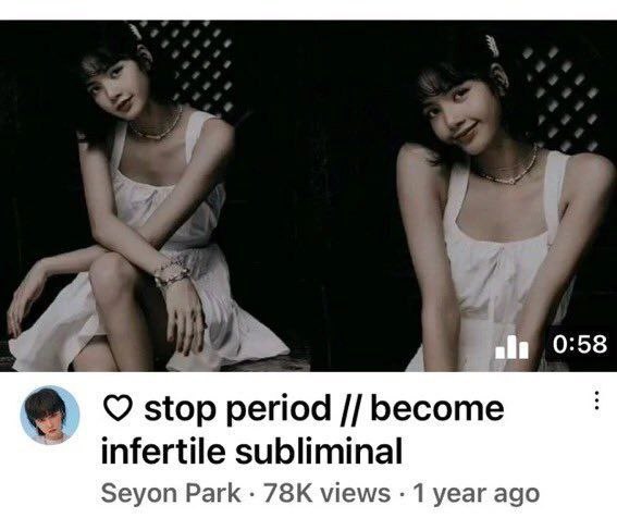 0:58 stop period become infertile subliminal Seyon Park views 1 year ago