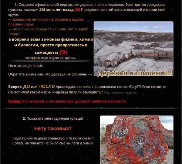 1. Согласно официальной версии, эти деревья пали в неравном бою против соседского вулкана, внимание: 225 млн. лет назад Продолжение этой захватывающей изтории ещё круче: древасина не только не сгорела