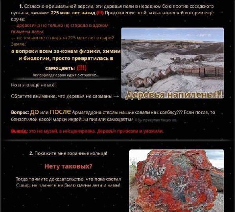 1. Согласно официальной версии, эти деревья пали в неравном бою против соседского вулкана, внимание: 225 млн. лет назад Продолжение этой захватывающей изтории ещё круче: древасина не только не сгорела