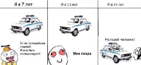 7 лет лет Молодой человек! ты, милицейская Я хочу быть милиционером!! Мне пизда 2