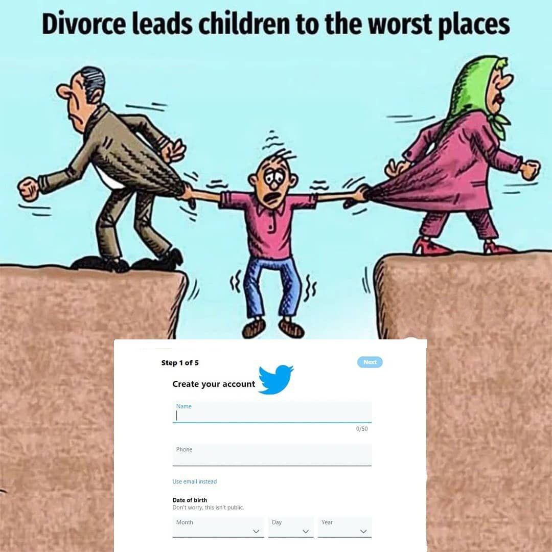 Divorce leads children to the worst places Step a publi Day ned