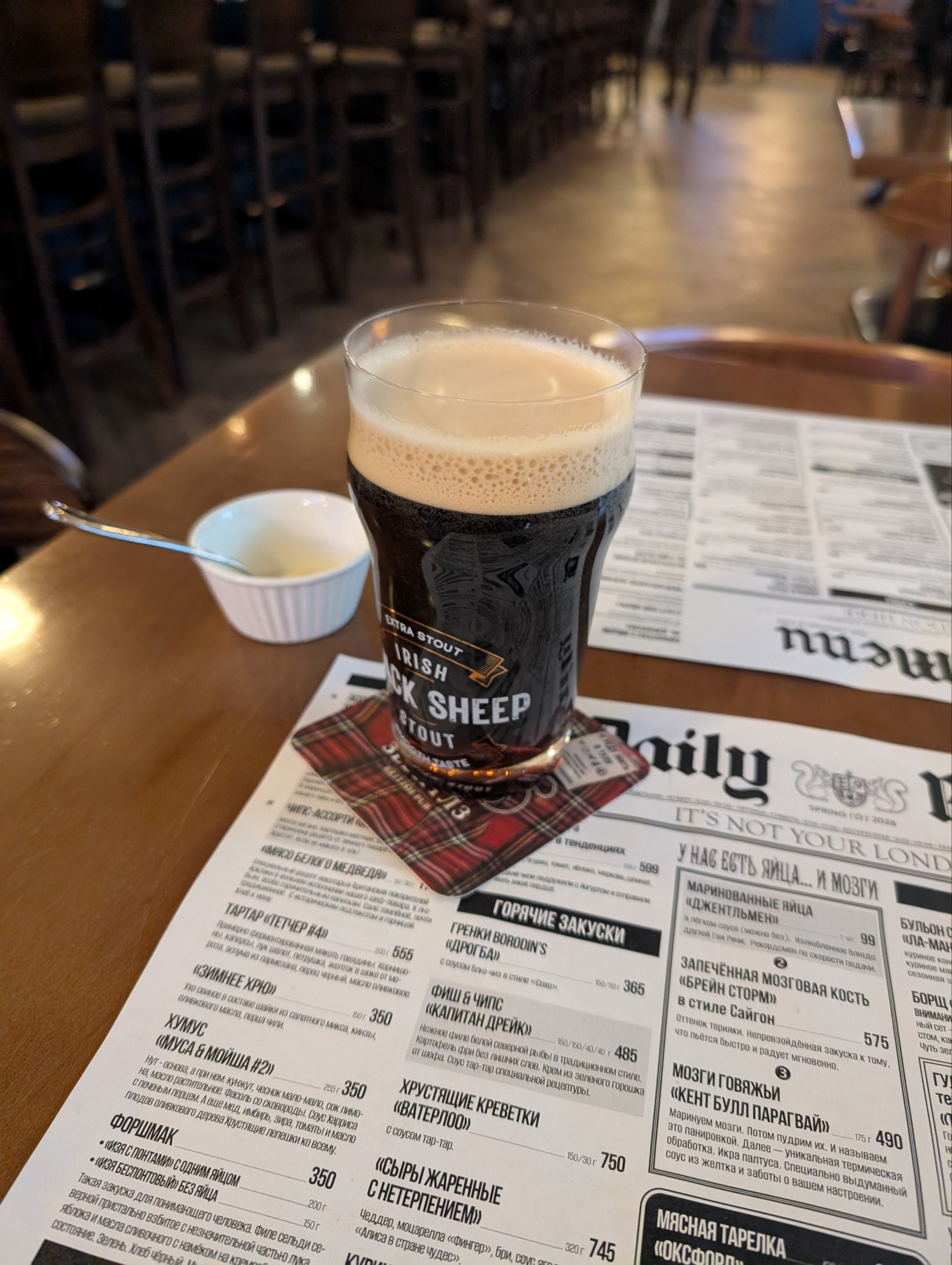if by some sheer luck you ever enter "Зебитлз" pub, go and get those pickled eggs
best starter