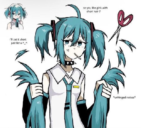 so you like girls with short hair bey cut it short just юги *unhinged noises