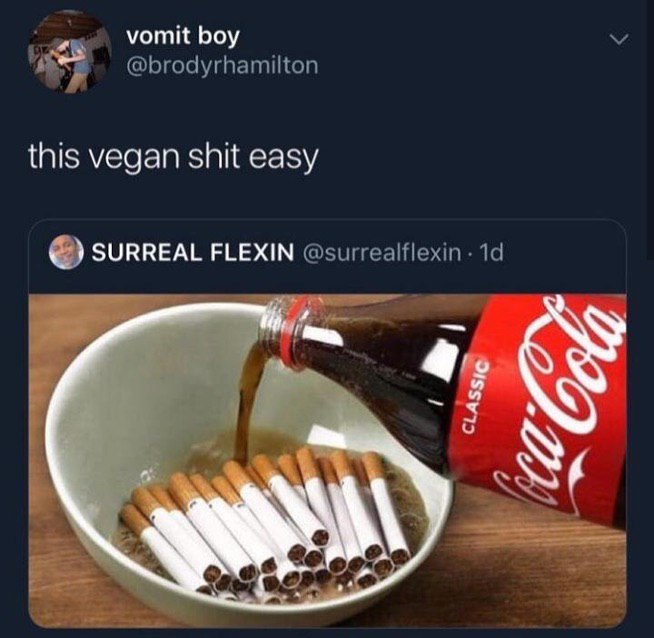 a vomit boy this vegan shit сазу FLEXIN 4.