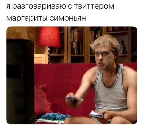 я разговариваю с твиттером маргариты симоньян