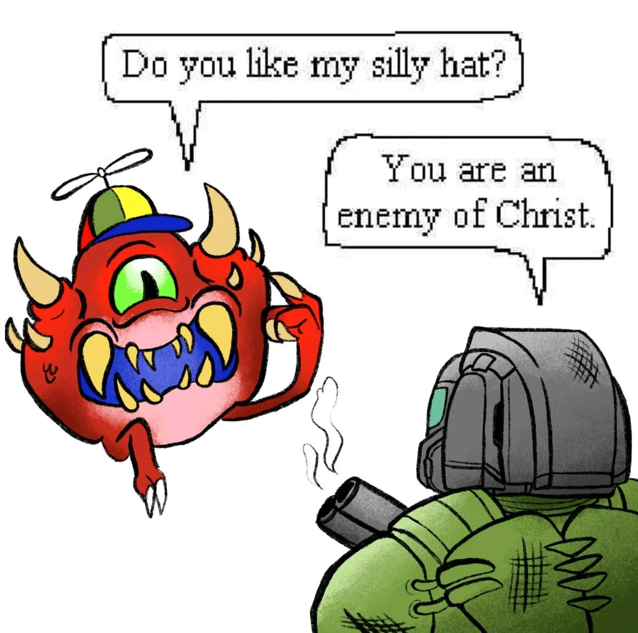 01 are enemy of Christ.