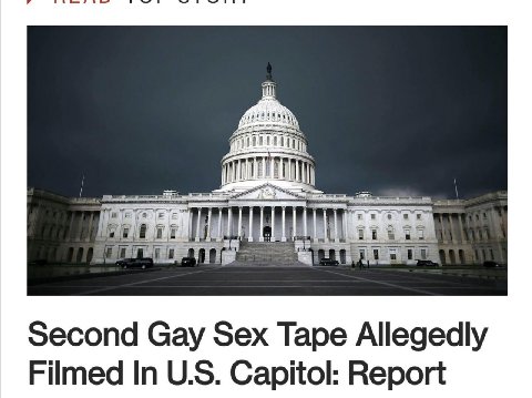 Second Gay Sex Tape Allegedly Filmed In Capitol: Report