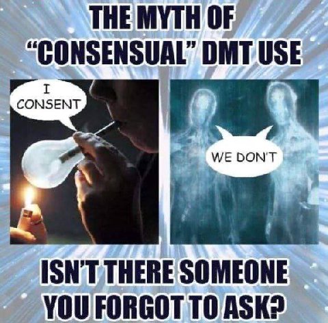 THE MYTH OF DMT USE я Я ISN'T THERE SOMEONE YOU FORGOT