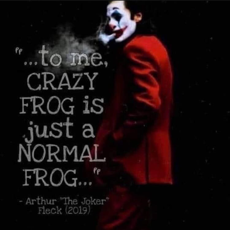 CRAZY. 3 FROG just a ORMAL FROG