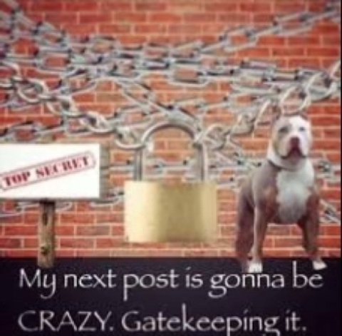 2? My next post is gonna be CRAZY. Gatekeeping if.