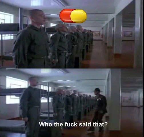 Who the fuck said that?
