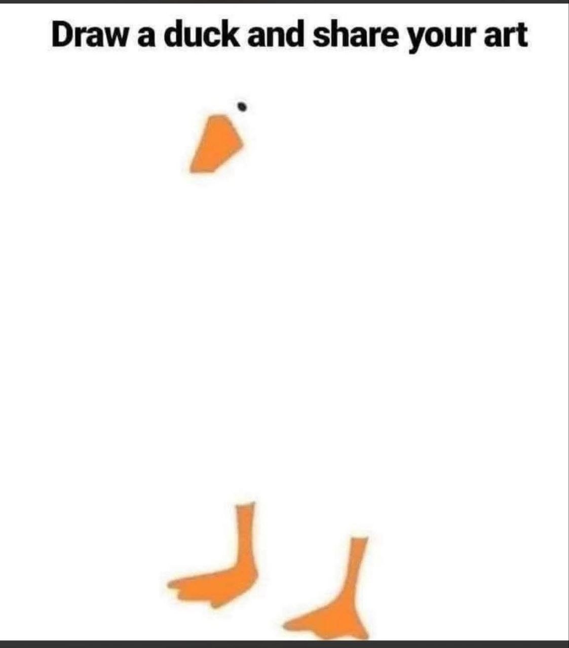 Draw а duck and share your art