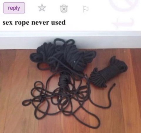 reply sex rope never used