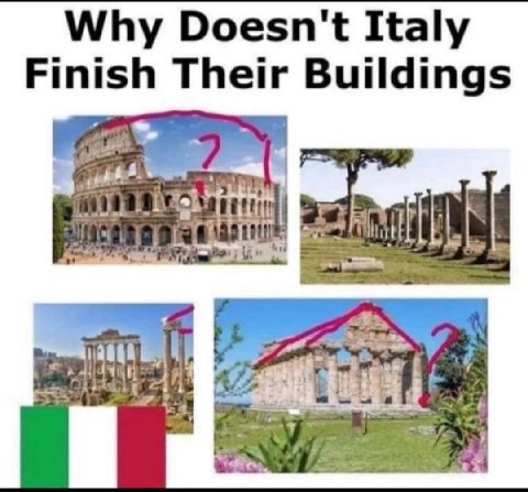 Why Doesn't Italy Finish Their Buildings an