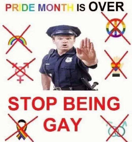 ISOVER STOP BEING Ж GAY