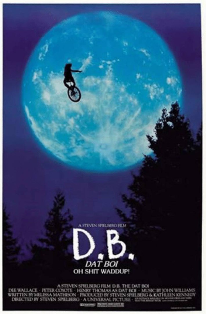 SHIT WADDUP! А НАМ О В THE DAT DEE WALLACE PETER COWOTE HENRY ТНОМА$ DAT BOF MUSIC WILLIAMS WRITTEN MELISSA MATHISON PRODUCED STEVEN SPIELBERG STEVEN A UNTVERSAL PICTURE: ows: