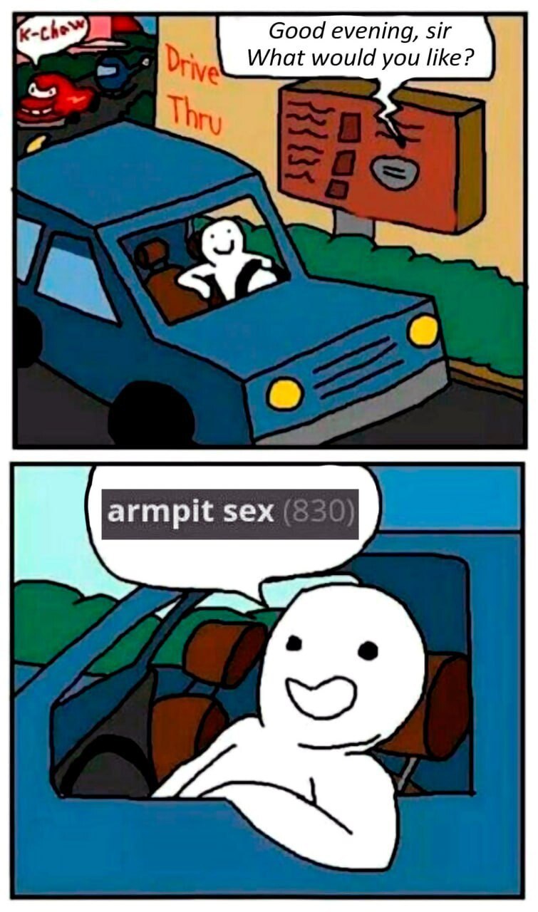 Good evening, sir What would you like?