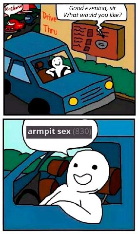 Good evening, sir What would you like?