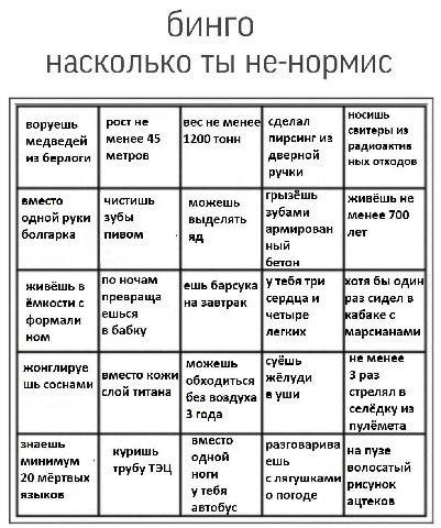 бинго насколько ты не-нормис He весне менее] сделал носишь воруешь свитеры из медведей менее 45 1200 тонн пирсинг из радиоактив из берлоги метров дверной ных отходов ручки грызёшь живёшь не вместо мож