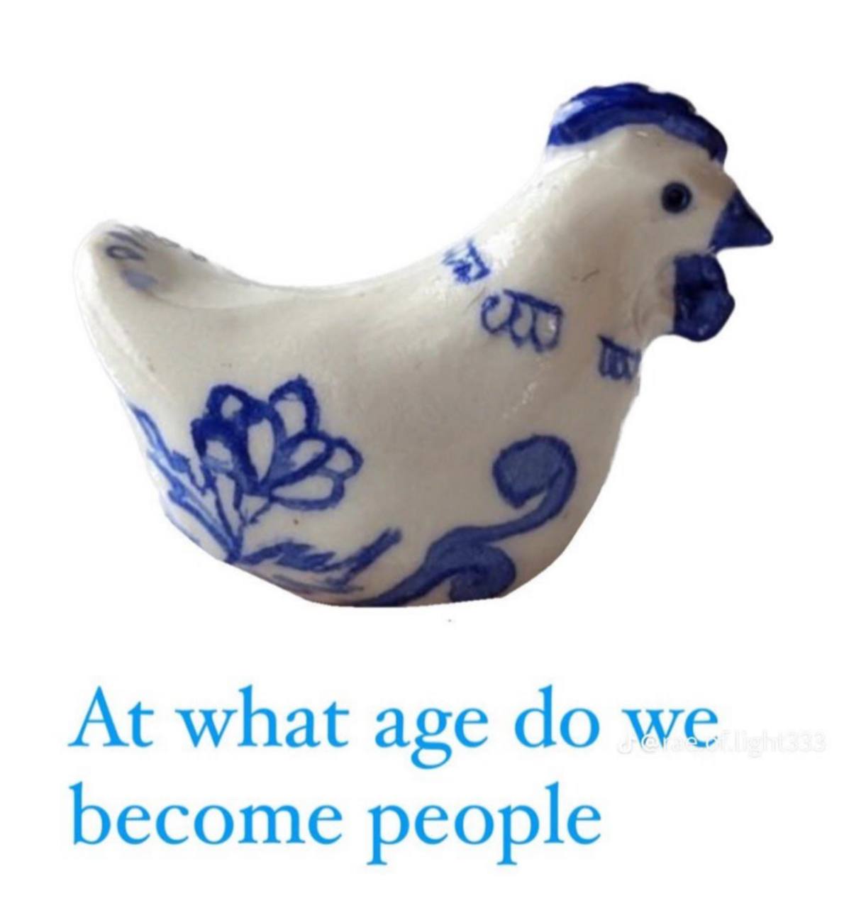 At what age we become people