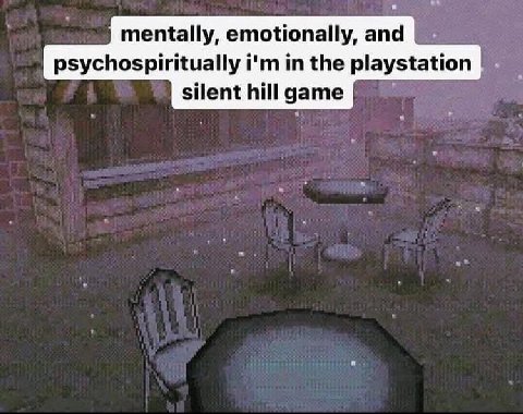 mentally, emotionally, and psychospiritually in the playstation silent hill game