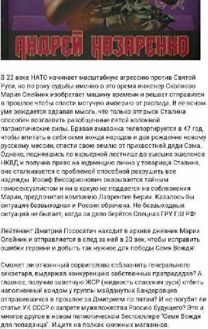 В 22 веке НАТО начинает масштабную агрессию против Святой Руси, но по року судьбы именно в это время инженер Сколково Мария Олейник изобретает машину времени и решает отправится в прошлое чтобы спасти