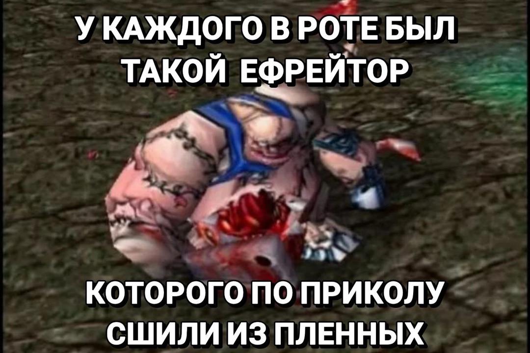 У КАЖДОГО В РОТЕБЫЛ ТАКОЙ ЕФРЕЙТОР КОТОРОГО ПО ПРИКОЛУ СШИЛИ ИЗ ПЛЕННЫХ