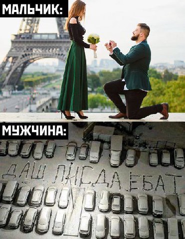 МАЛЬЧИК: МУЖЧИНА: