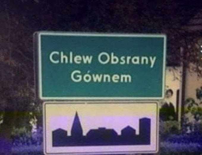Chlew Obsrany Gownem