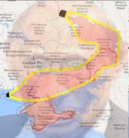 Sumy Oskol Obtast Белгородская Voronezh 1 область Oblast jon Belgorod область Oblast Полтавська 2 ‘область Хар The, Черкаси» Oblast 4 Khe Кременчук i ропивницький i Pir Kryvyi Ros Я Me we 4 у я Красно