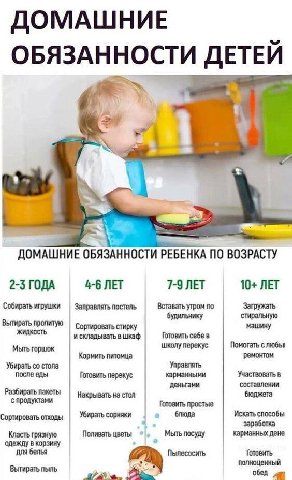 ДОМАШНИЕ ОБЯЗАННОСТИ ДЕТЕЙ 0 БЯЗАННОСТИ no ВОЗРАСТУ 2-3 ГОДА 4-6 ЛЕТ 7-9 ЛЕТ 10+ ЛЕТ Собирать игрушки Загружать Заправлять постель Вставать утром по будильнику стиральную Сортировать стирку машину Выт