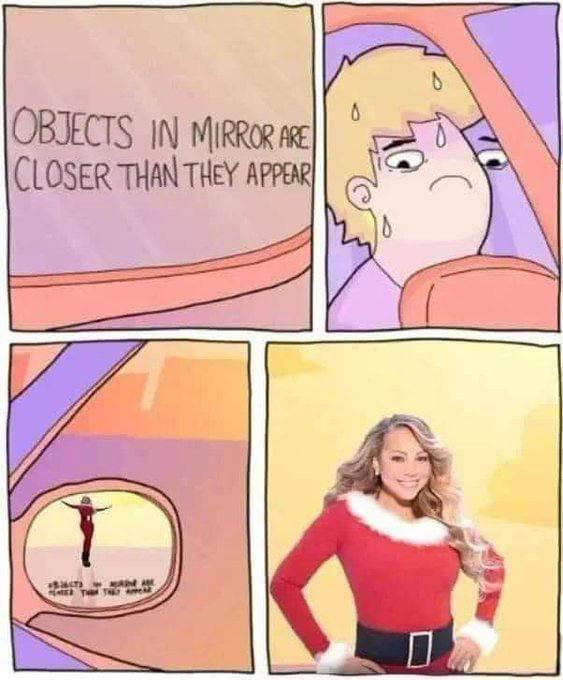 IN MIRROR CLOSER THAN THEY APPEAR