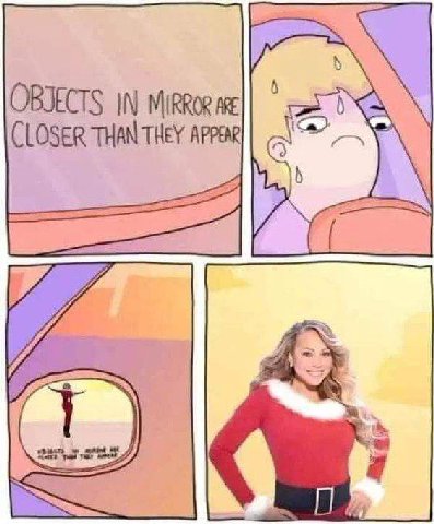 IN MIRROR CLOSER THAN THEY APPEAR