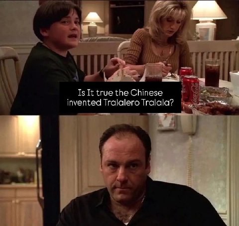 Is It true the Chinese invented Tralalero Tralala?