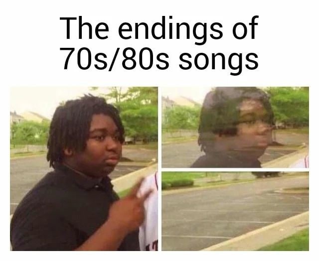 The endings of songs