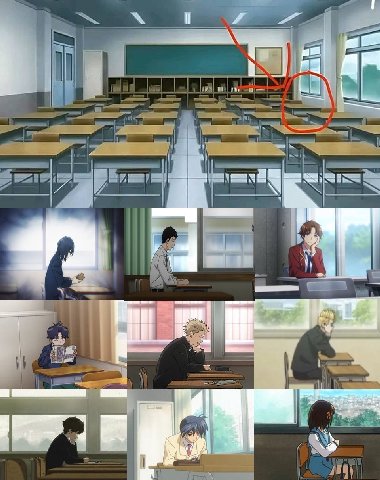 If you didn't sit in that part of the class you're destined to be a background character