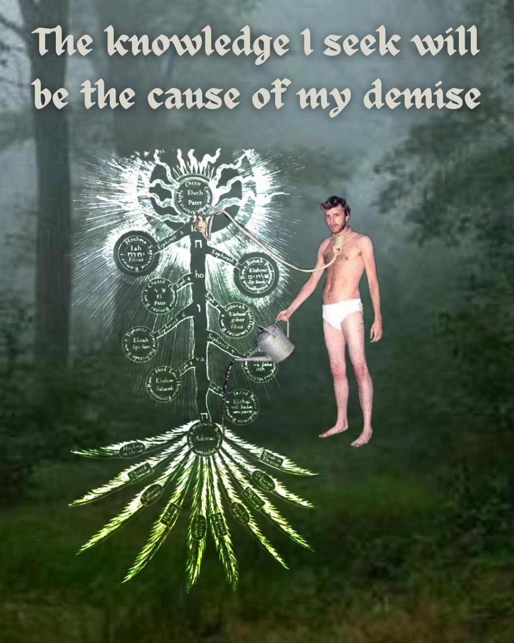 The knowledge 1 seek will be the cause of my demise