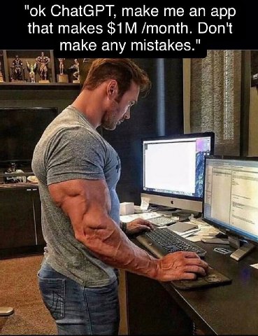ChatGPT, make an app that makes /month. Don't make any mistakes."