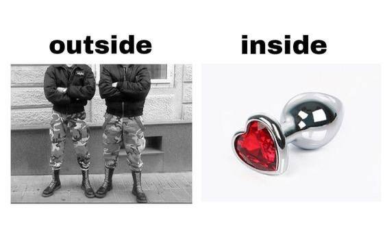 outside inside