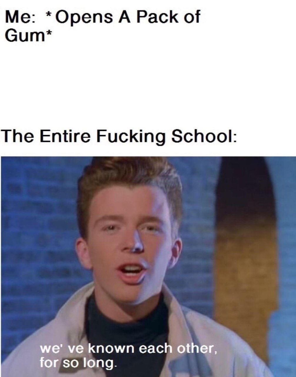 YOU KNOW THE RULES AND SO DO I