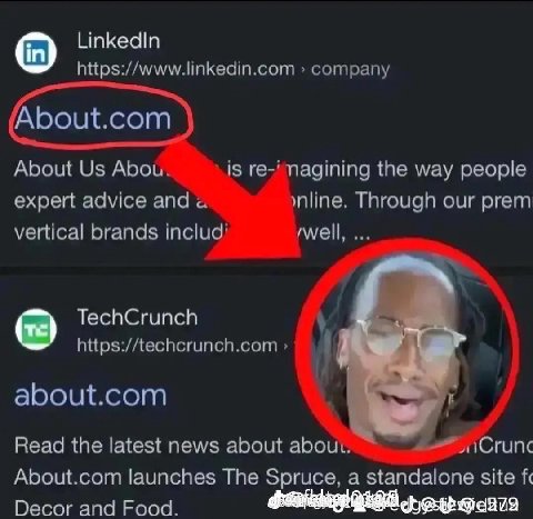 LinkedIn https://www.linkedin.com company About.com About Abou. |5 re-imagining the way people expert advice and a Through our prem vertical brands includi well, TechCrunch у https://techcrunch.com ab